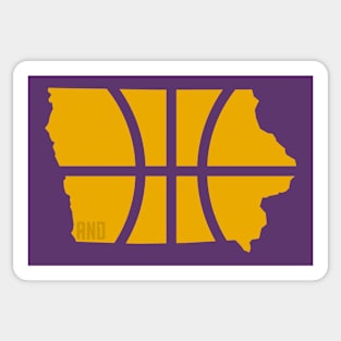 Panthers Basketball Sticker